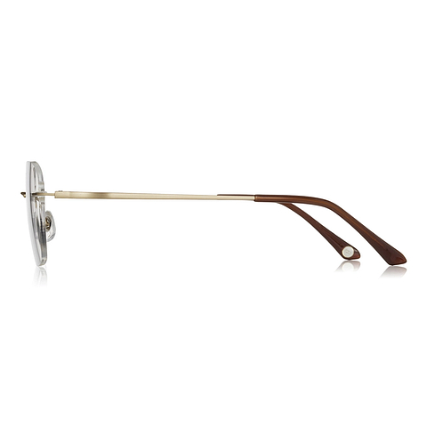 OWNDAYS | AIR Gold Rimless Wellington left side