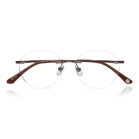 OWNDAYS | AIR Light Brown Full Rim Boston right side