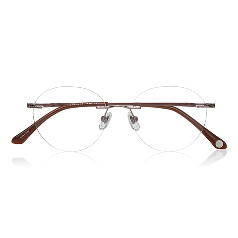 OWNDAYS | AIR Pink Rimless Boston right side