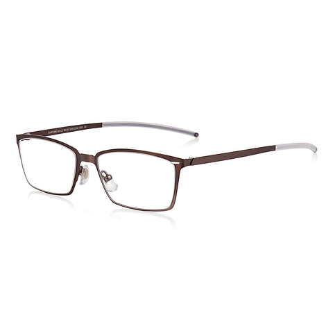 OWNDAYS | AIR Matte Brown Full Rim Rectangle right side