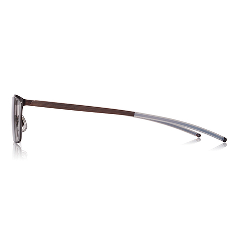 OWNDAYS | AIR Matte Brown Full Rim Rectangle left side