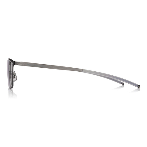 OWNDAYS | AIR Matte Silver Full Rim Rectangle left side