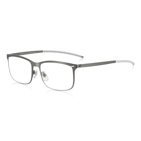 OWNDAYS | AIR Matte Silver Full Rim Wellington right side