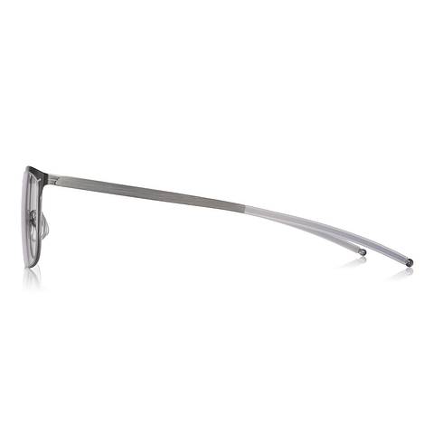 OWNDAYS | AIR Matte Silver Full Rim Wellington left side