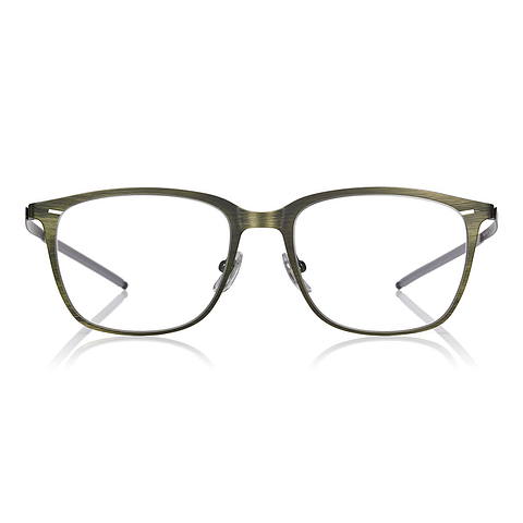 OWNDAYS | AIR Matte Khaki Full Rim Wellington left side