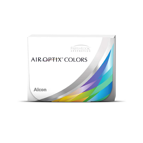 Alcon Air Optix Air Optix Colors Power Contact Lens Gemstone Green 2 Lens Box right side