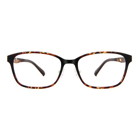 OWNDAYS | AIR Brown Demi Full Rim Rectangle left side
