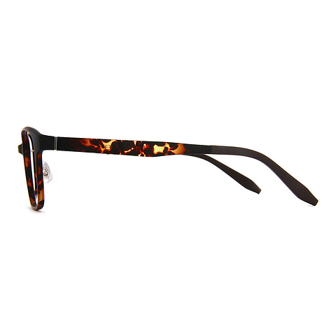 OWNDAYS | AIR Brown Demi Full Rim Rectangle left side