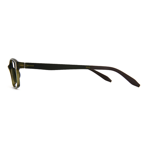 OWNDAYS | AIR Khaki Full Rim Rectangle left side