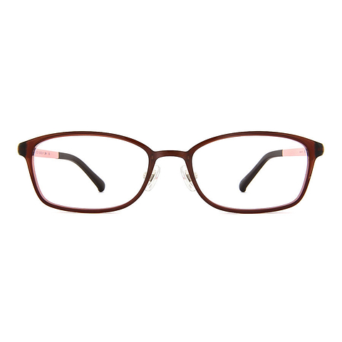 OWNDAYS | AIR Pink Full Rim Rectangle left side