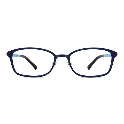 OWNDAYS | AIR Navy Blue Full Rim Rectangle left side