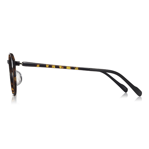 OWNDAYS | AIR Brown Demi Full Rim Boston left side