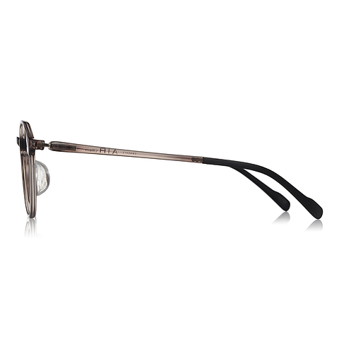 OWNDAYS | AIR Light Brown Full Rim Boston left side