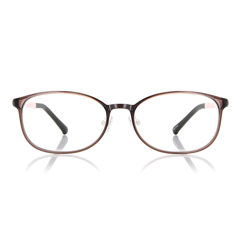 OWNDAYS | AIR Light Brown Full Rim Rectangle left side