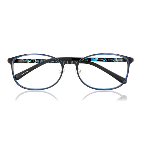 OWNDAYS | AIR Sky Blue Full Rim Oval right side