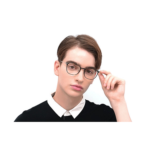 OWNDAYS | AIR Brown Demi Full Rim Wellington left side