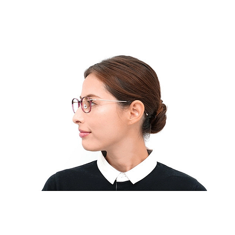 OWNDAYS | AIR Light Brown Full Rim Oval left side