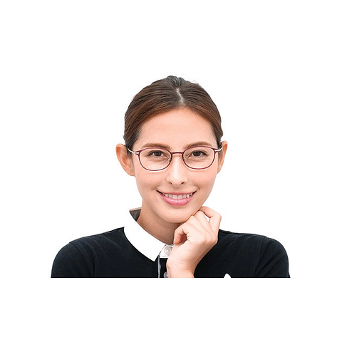 OWNDAYS | AIR Light Brown Full Rim Oval right side