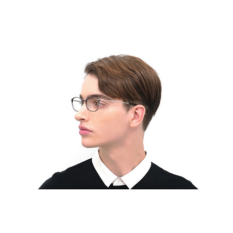 OWNDAYS | AIR Light Brown Full Rim Oval right side