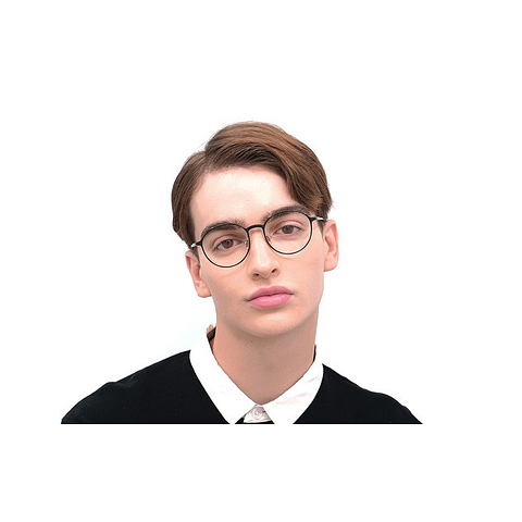 OWNDAYS | AIR Brown Demi Full Rim Round right side