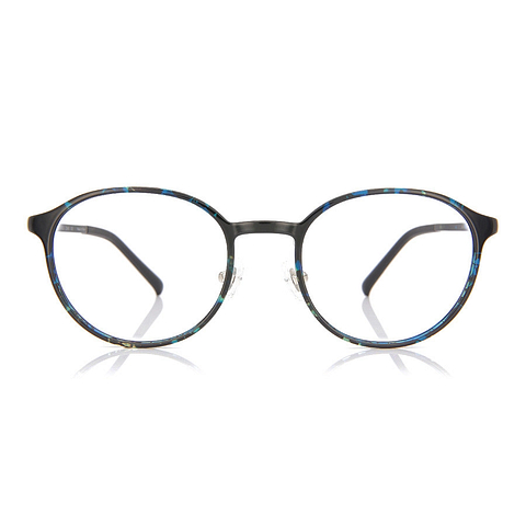 OWNDAYS | AIR Blue Demi Full Rim Boston left side
