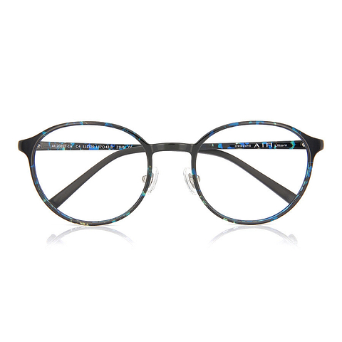 OWNDAYS | AIR Blue Demi Full Rim Boston right side