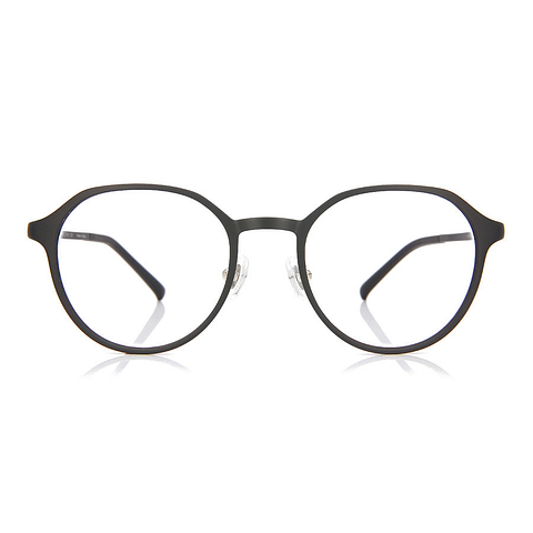 OWNDAYS | AIR Black Full Rim Boston left side