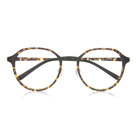 OWNDAYS | AIR Matte Brown Demi Full Rim Boston right side