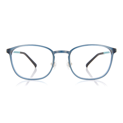 OWNDAYS | AIR Light Blue Full Rim Wellington left side