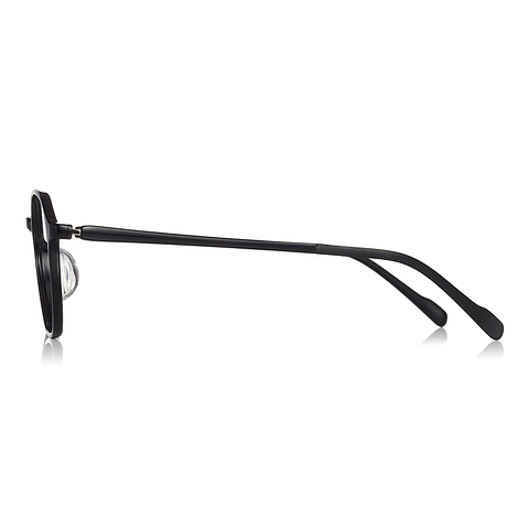 OWNDAYS | AIR Black Full Rim Polygon left side