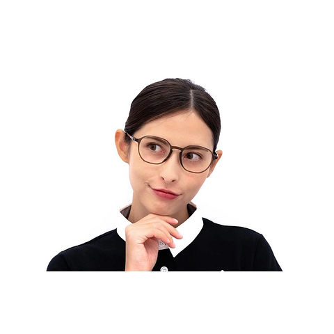 OWNDAYS | AIR Black Full Rim Polygon right side