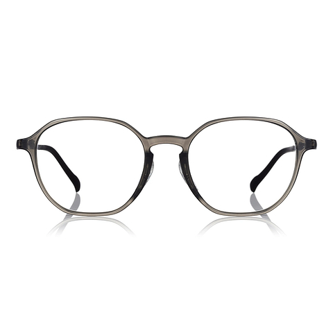 OWNDAYS | AIR Light Gray Full Rim Polygon left side
