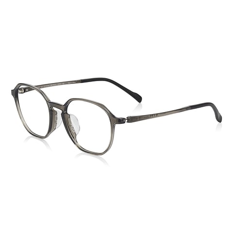 OWNDAYS | AIR Light Gray Full Rim Polygon right side