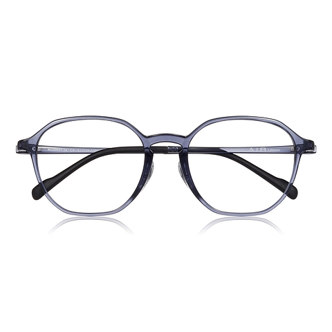 OWNDAYS | AIR Violet Full Rim Polygon right side
