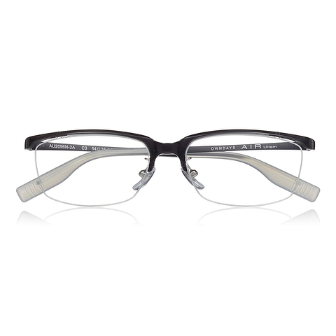 OWNDAYS | AIR Light Gray Half Rim Rectangle right side