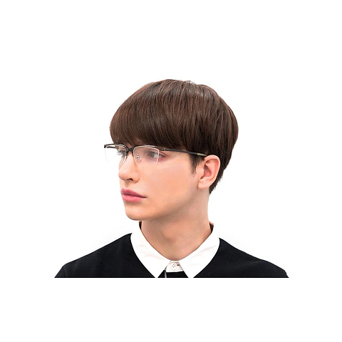 OWNDAYS | AIR Crystal Transparent Half Rim Rectangle right side