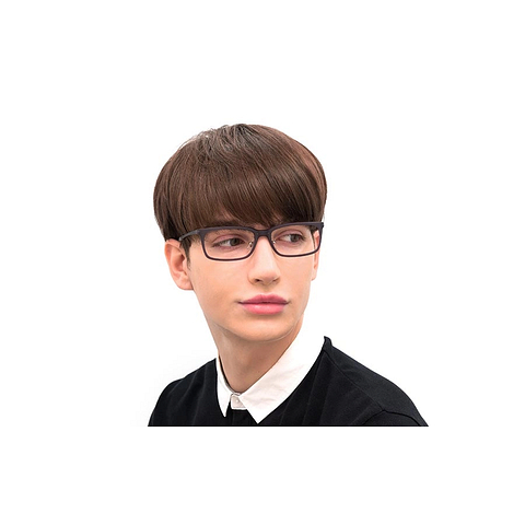 OWNDAYS | AIR Light Gray Full Rim Rectangle left side