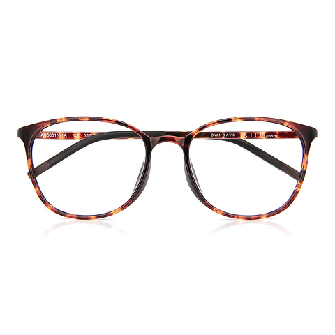 OWNDAYS | AIR Brown Demi Full Rim Boston right side