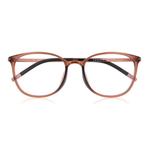 OWNDAYS | AIR Light Brown Full Rim Boston right side