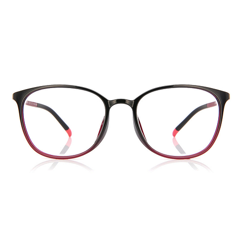 AIR ULTEM Red Full Rim Boston Eyeglasses | AU8001N-1A | OWNDAYS
