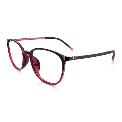 OWNDAYS | AIR Red Full Rim Boston left side