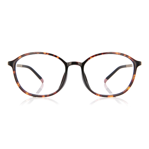 OWNDAYS | AIR Brown Demi Full Rim Round left side
