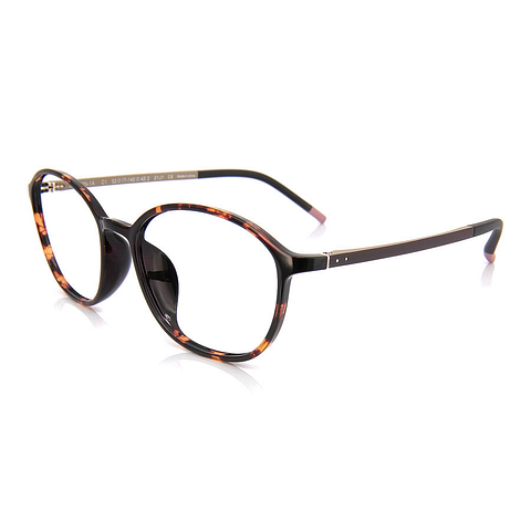 OWNDAYS | AIR Brown Demi Full Rim Round right side