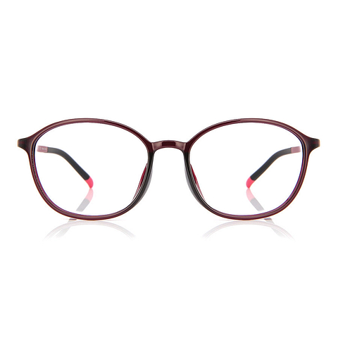 OWNDAYS | AIR Red Full Rim Barrel left side