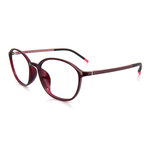 OWNDAYS | AIR Red Full Rim Barrel right side