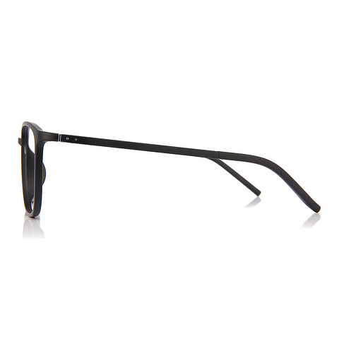 OWNDAYS | AIR Matte Black Full Rim Wellington left side