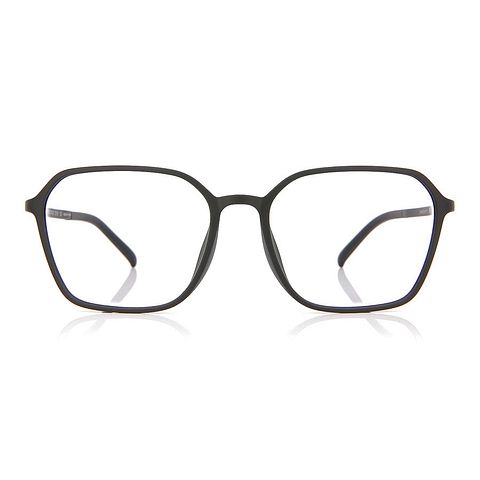 OWNDAYS | AIR Black Full Rim Polygon left side