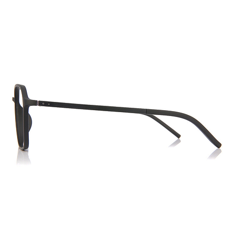 OWNDAYS | AIR Black Full Rim Polygon left side