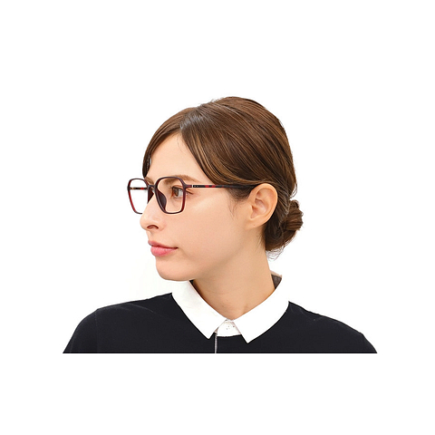 OWNDAYS | AIR Black Full Rim Polygon right side