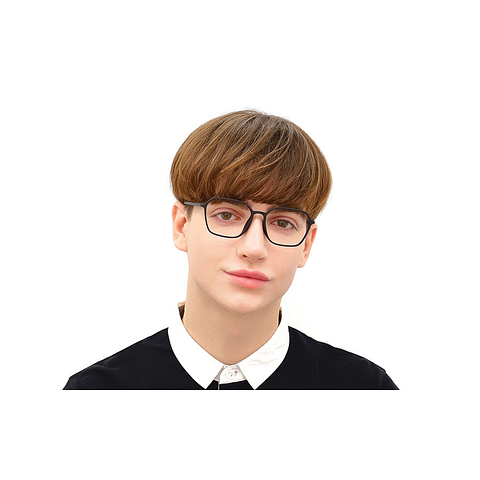 OWNDAYS | AIR Light Brown Full Rim Polygon left side